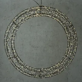 MARELIDA XXL LED Lichtkranz Türkranz Weihnachtskranz 60cm 1800LED Timer Innen/Außen