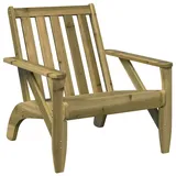 vidaXL Adirondack-Gartenstuhl 75x77x77 cm Kiefernholz Imprägniert