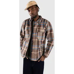 Denim Project Check Pocket Jacket Hemd check 3 brown Gr. M