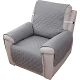 1-sitzer-sesselbezug, Wasserdichter Schonbezug Für Liegesofas Im Schlafzimmer (grau)