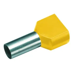 Cimco 182480, Pin-Anschluss, Kupfer, Gerade, Gelb, Verzinntes Kupfer, Polypropyl