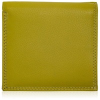 Josephine Osthoff Handtaschen-Manufaktur Josephine Osthoff Geldbörse Damen Wiener Schachtel Portemonnaie Münzbörse gross wallet Herren Geldbeutel echt Leder RFID-Schutz (927), Farbe:limone