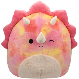 Squishmallows Jazwares Squishmallows Triceratops 40 cm Rosa/Weiß/Gelb