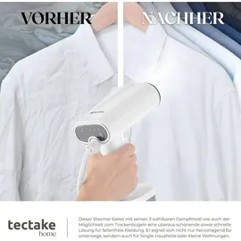 Tectake Dampfglätter 1640 W weiß