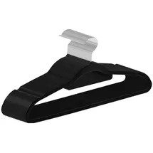 Juskys Kleiderbügel Samt 30er Schwarz