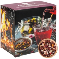 Corasol Premium Früchtetee-Adventskalender, 24 fruchtige Gourmet-Teesorten, loser Tee, Geschenk-Idee für Frauen (231 g)