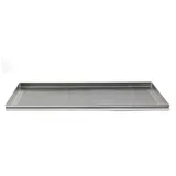Baldassare Agnelli Pentole Agnelli Gebäck und Pizzablech, rechteckig, mikroperforiert, Loch 2 mm, Legierung 3003, Aluminium, 60 x 40 x 2 cm