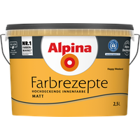 Alpina Farbrezepte Innenfarbe 2,5 l happy weekend