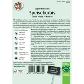 Sperli Kürbis F1-Hybride