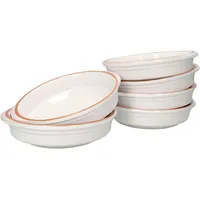 Mambocat 2er Set Cazuela WEISS Ton-Schale Ille Ø 20cm