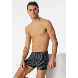 SCHIESSER 95/5 Essentials Boxershorts Schwarz / Gestreift M 2er Pack