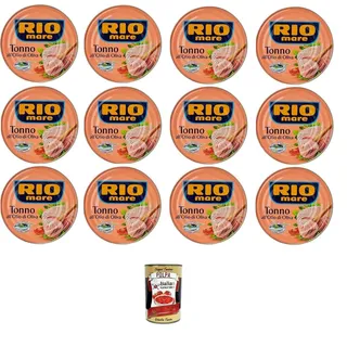 Rio Mare -Tonno All'Olio Di Oliva Thunfisch in Olivenöl - 12x 500 G+Polpa 400g
