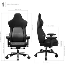 ThunderX3 CORE Kunstleder Schwarz