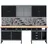 KÜPPER Hängeschrank Kunststoff/Stahl 240 cm schwarz