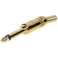 TRU Components 1559789 Klinken-Steckverbinder 6.35mm Stecker, gerade Polzahl: 2