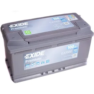 Exide EA1000 Premium Carbon Boost 100Ah 900A (EN)