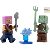 LEGO Minecraft: Abenteurer Mit Drowned Und Axolotl Kombo Packung - 6+