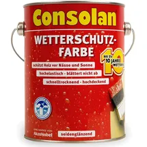 Consolan Wetterschutz-Farbe 750 ml anthrazit seidenglänzend