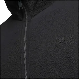 Jack Wolfskin Lite Curl FZ M Schwarz L