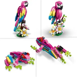 LEGO Creator 3in1 Exotischer pinkfarbener Papagei 31144
