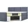 A&J MöbelLand Boxspringbett RON 160 x 200 mit 2 Bettkästen, Bonell-Matratze und Topper. Farbe: Grau - Grau