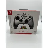 PowerA Mario Silver Controller silber Nintendo Switch