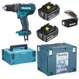 Makita DHP 482FJX4 inkl. 2 x 3,0 Ah + Makpac + Kühlbox