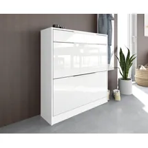 borchardt Möbel Oliva Schuhschrank 89 x 24 x 96 cm weiß