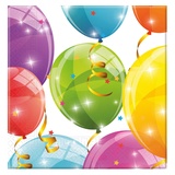 Magni Party Servietten, 33 x 33 cm 20 Stück Sparkling Balloons