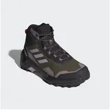 Adidas Damen Eastrail 2.0 Mid RAIN.RDY Hiking Waterproof Shoes Wanderschuhe, Olive Strata/Silver Dawn/Amber Tint, 43 1/3 EU