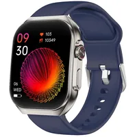 SMARTY 2.0 Herren-Armbanduhr, digital, automatisch, mit Silikonarmband, SW090D, Silber,