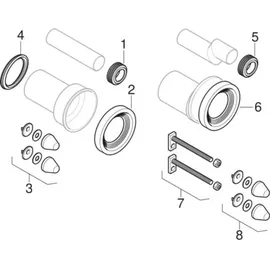 Geberit Duofix Basic Element für Wand-WC, 112 cm