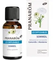 Pranarôm Les Diffusables Sommeil Camomille et Mandarine Bio - Relaxation nuit paisible Huile 30 ml