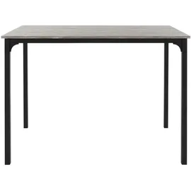 ML-Design Esstisch Set 4-teilig, Eiche-Grau, Esszimmertisch mit 2 Stühlen 1 Bank, Essgruppe für 4 Personen, Sitzgruppe Küchentisch Metallrahmen, Bartisch Set, Esszimmergruppe für Küche Esszimmer