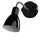 arte lamp Wandleuchte Dorm (E14) 33 x 13 x 20 cm Schwarz
