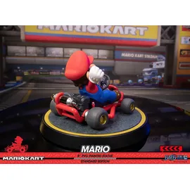 First 4 Figures Mario Kart - Mario Actionfigur 19 cm, Rot/Schwarz