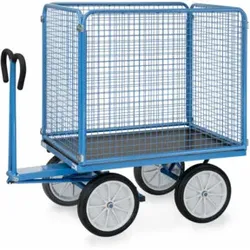 fetra Handpritschenwagen 6444V - Tragkraft 1000kg Vollgummi-Reifen