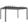 vidaXL Pergola mit Lamellendach 3 x 4 m Anthrazit
