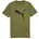 TRAIN FAV CAT Tee olive green heather M