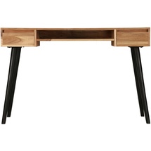 vidaXL Schreibtisch Akazienholz Massiv 118 x 45 x 76 cm