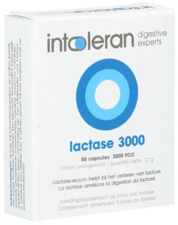 Intoleran Lactase 3000 FCC 50 Kapseln