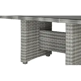 Möbel Kraft Padua Gartentisch 100 x 75,5 cm grau