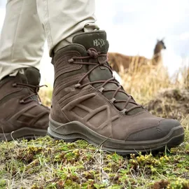 Haix Stiefel BLACK EAGLE Nature GTX MID, braun-grün, Gr. 8,5 (43)