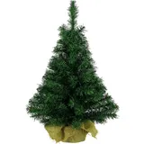 OEM Künstlicher Weihnachtsbaum im Jutesack grün 90 cm