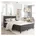 Boxspring-Bettgestell 140 Grau