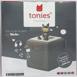 Tonies Toniebox Starterset anthrazit mit Kreativ-Tonie