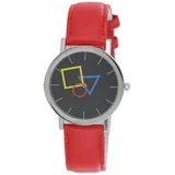 ARISTO Quarzuhr 4D86IR Leder rot