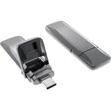 xlyne 7610000 USB-Stick 1 TB Grau 7610000 USB-C® 3.2