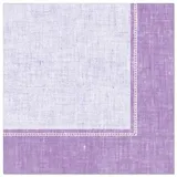 Papstar Servietten ROYAL Collection 1/4-Falz 40 cm x 40 cm Flieder Linum