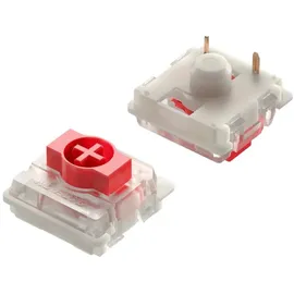 nuphy Air60 V2 Tragbar Mechanische kabellose Mini-Tastatur mit Beleuchtung,Unterstützung QMK/VIA Kompatibel mit Windows/Mac OS/Linux für Bluetooth 5.1/2.4GHz/(USB-C)-White Gateron Red Switch